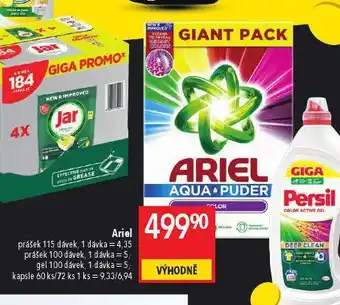 Globus Ariel prací prostředek nabídka