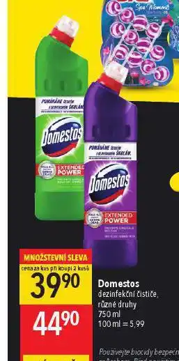 Globus Domestos dezinfekční čistič nabídka