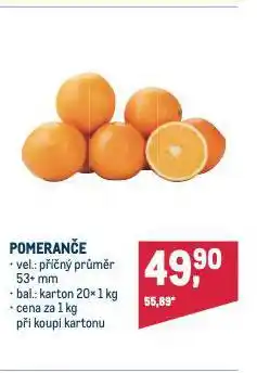Makro Pomeranče nabídka