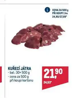 Makro Kuřecí játra nabídka