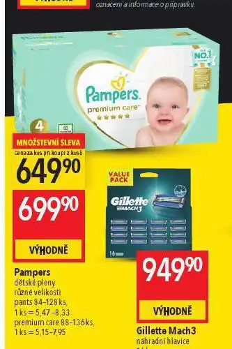 Globus Pampers dětské plenky nabídka