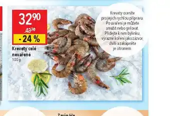 Globus Krevety celé nevařené nabídka