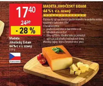 Globus Madeta jihočeský eidam 44% nabídka