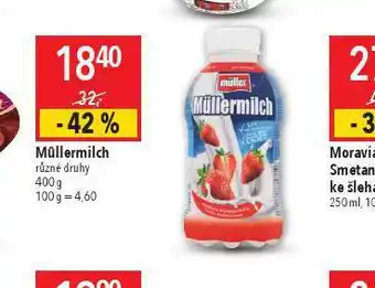 Globus Müllermilch nabídka