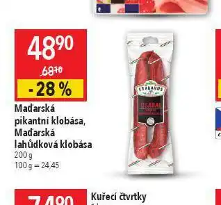 Globus Maďarská pikantní klobása nabídka