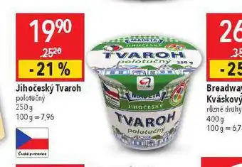 Globus Jihočeský tvaroh polotučný nabídka