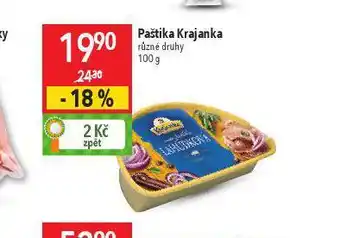 Globus Paštika krajanka nabídka
