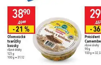 Globus Olomoucké tvarůžky kousky nabídka