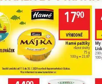 Globus Hamé paštiky nabídka