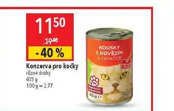Globus Konzerva pro kočky nabídka