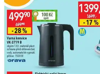 Globus Varná konvice orava nabídka