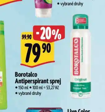 Albert Borotalco deodorant nabídka