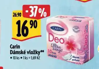 Albert Carin dámské vložky nabídka