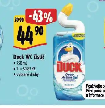 Albert Duck wc čistič nabídka