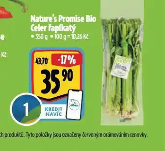 Albert Bio celer řapíkatý nabídka