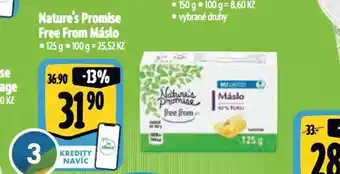 Albert Free from máslo nabídka