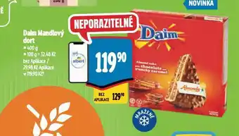 Albert Daim mandlový dort nabídka