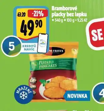 Albert Bramborové placky bez lepku nabídka