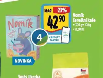 Albert Nomík cereální kaše nabídka