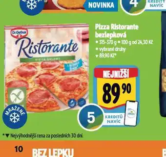 Albert Pizza ristorante bezlepková nabídka