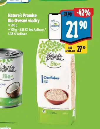 Albert Bio ovesné vločky nabídka