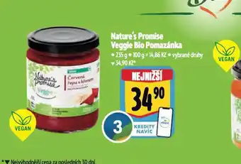 Albert Veggie bio pomazánka nabídka