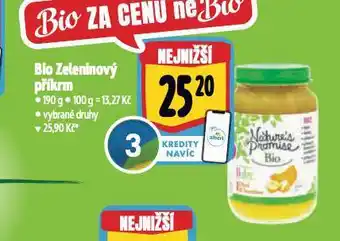 Albert Bio zeleninový příkrm nabídka