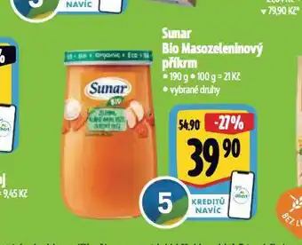 Sunar bio masozeleninový příkrm