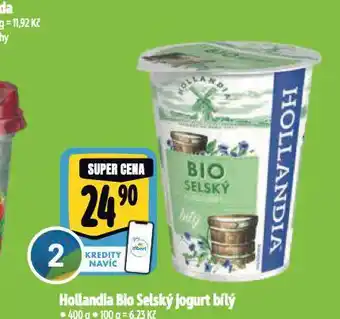 Albert Hollandia bio selský jogurt bílý nabídka