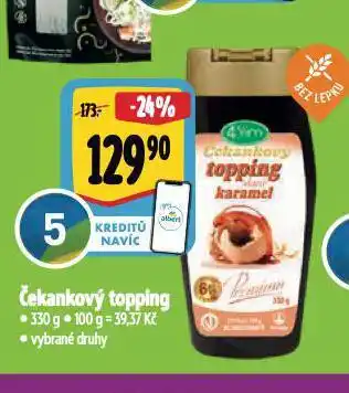 Čekankový topping