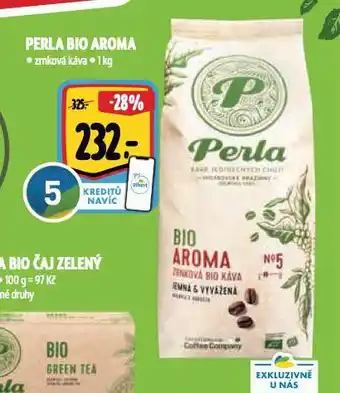 Albert Perla bio aroma zrnková káva nabídka
