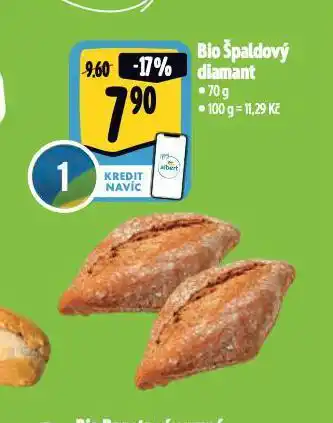 Albert Bio špaldový diamant nabídka