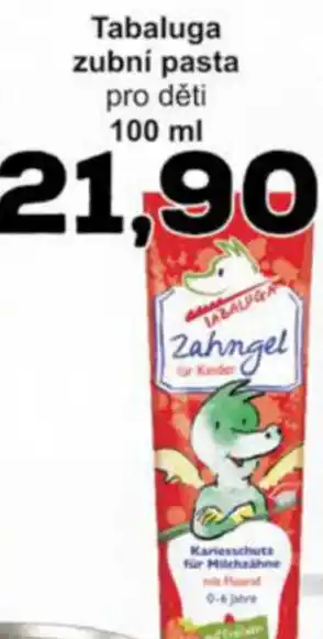 Jip Tabaluga zubní pasta pro děti 100 ml nabídka