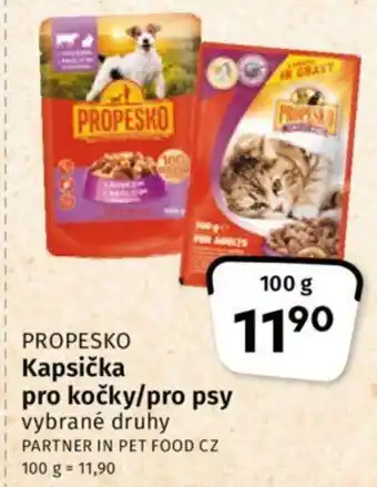 Coop PROPESKO Kapsička pro kočky/pro psy nabídka