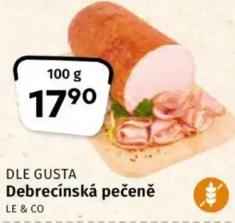 Coop DLE GUSTA Debrecínská pečeně nabídka
