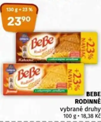 Coop BEBE RODINNÉ nabídka