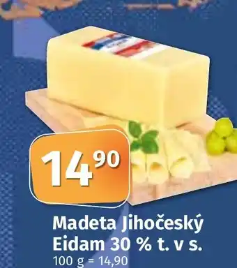 COOP TIP Madeta Jihočeský Eidam 30 % t. v s. nabídka