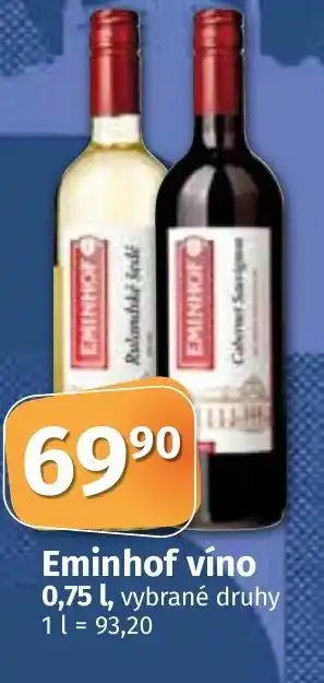 COOP TIP Eminhof víno 0,75L nabídka