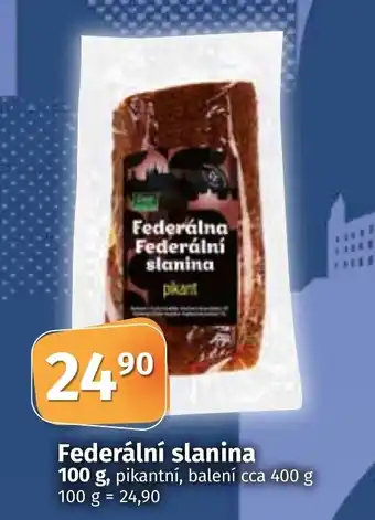 COOP TIP Federální slanina 100 g nabídka