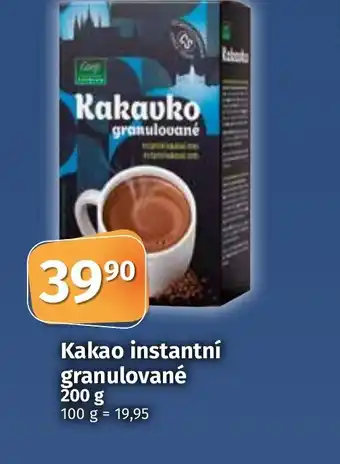 COOP TIP Kakao instantní granulované 200 g nabídka