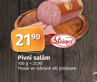 COOP TIP Pivní salám nabídka