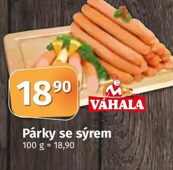 COOP TIP Párky se sýrem nabídka