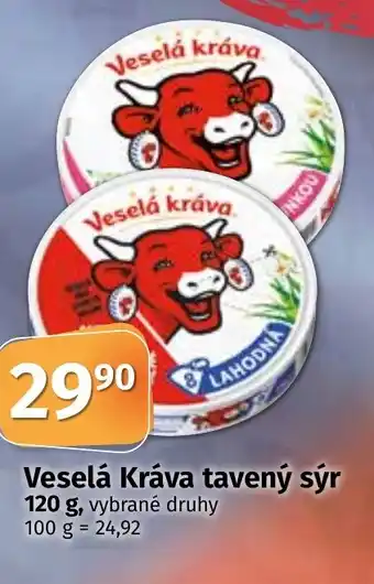 COOP TIP Veselá Kráva tavený sýr 120 g nabídka