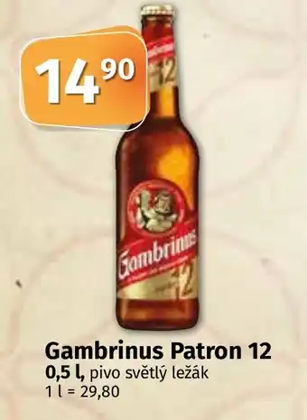 COOP TIP Gambrinus Patron 12 0.5L nabídka