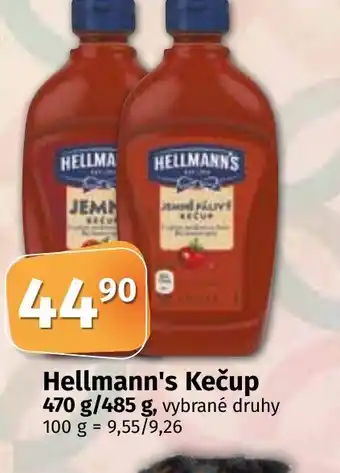 COOP TIP Hellmann's Kečup 470 g/485 g nabídka