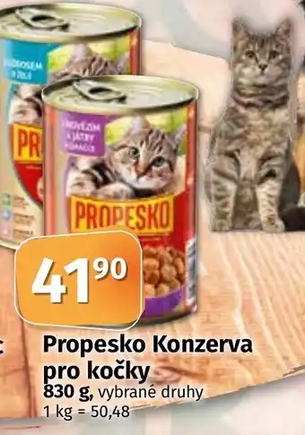 COOP TIP Propesko Konzerva pro kočky 830 g nabídka