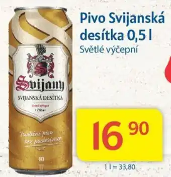 Kubík potraviny Pivo Svijanská desítka 0,5L nabídka