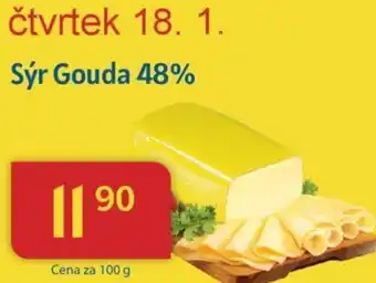 Kubík potraviny Sýr Gouda 48% nabídka