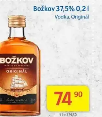 Kubík potraviny Božkov 37,5% 0,2L nabídka