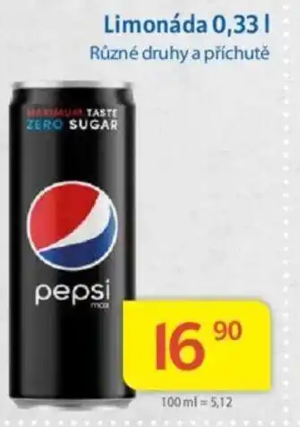 Kubík potraviny Limonáda 0,33L nabídka